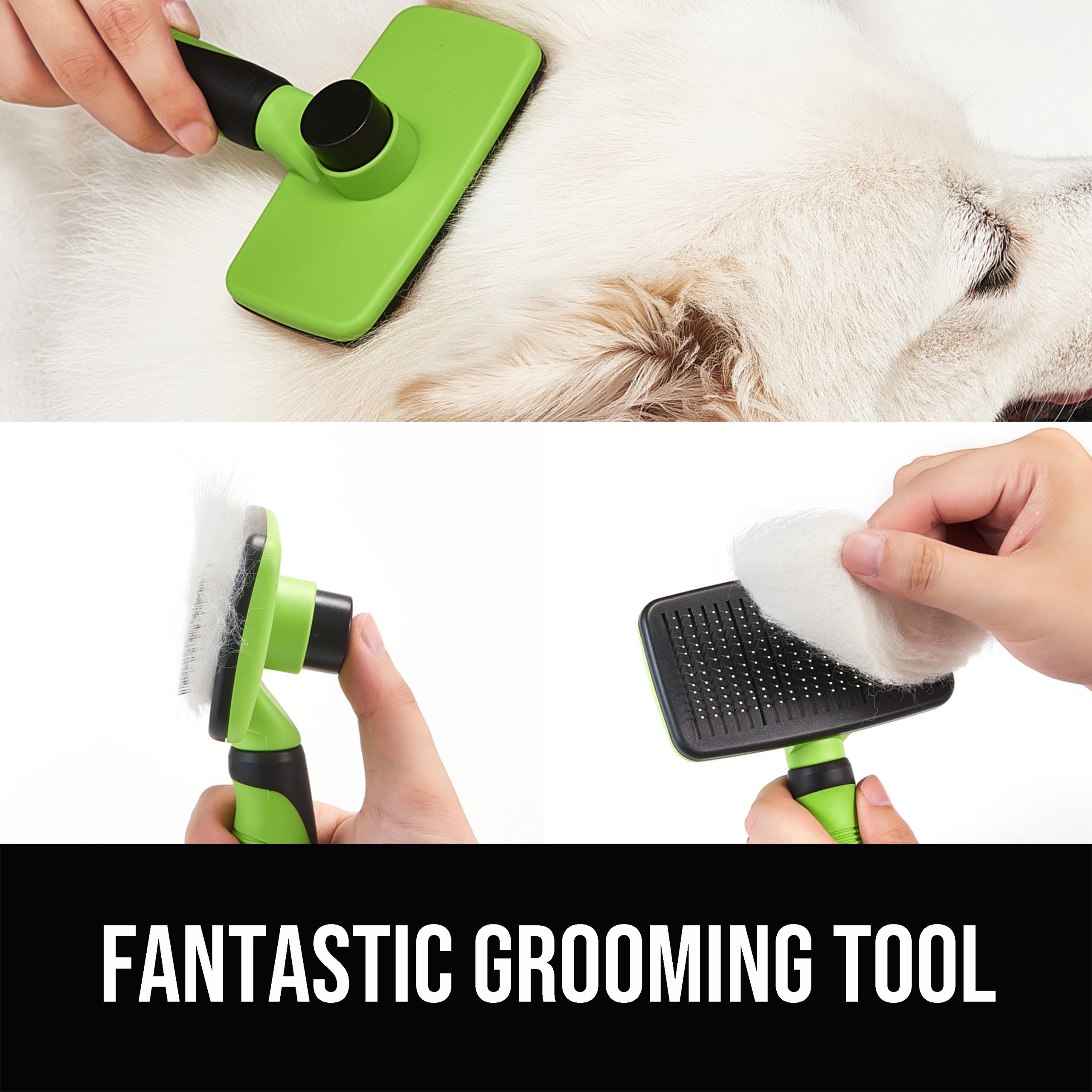 Self Cleaning Dog Brush, Slicker Brush